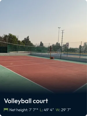 Volleyball court